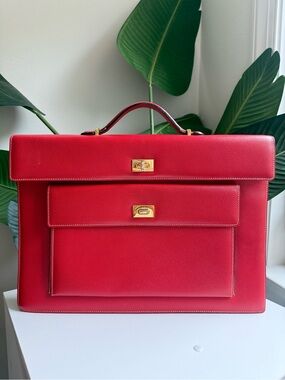 Bally ‘Work Bag/Briefcase in Saffiano Leather’